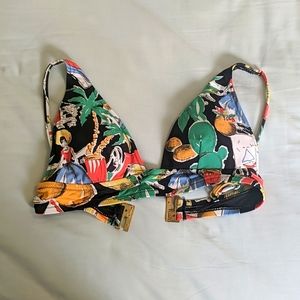 Multicolor bikini top